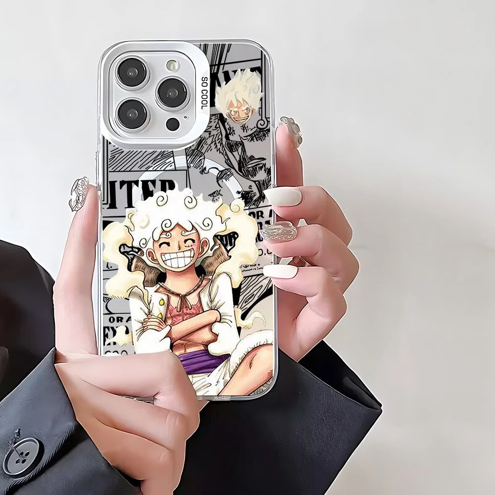 Grand Line Magnetic Art Case for iPhone - Design 1 — White