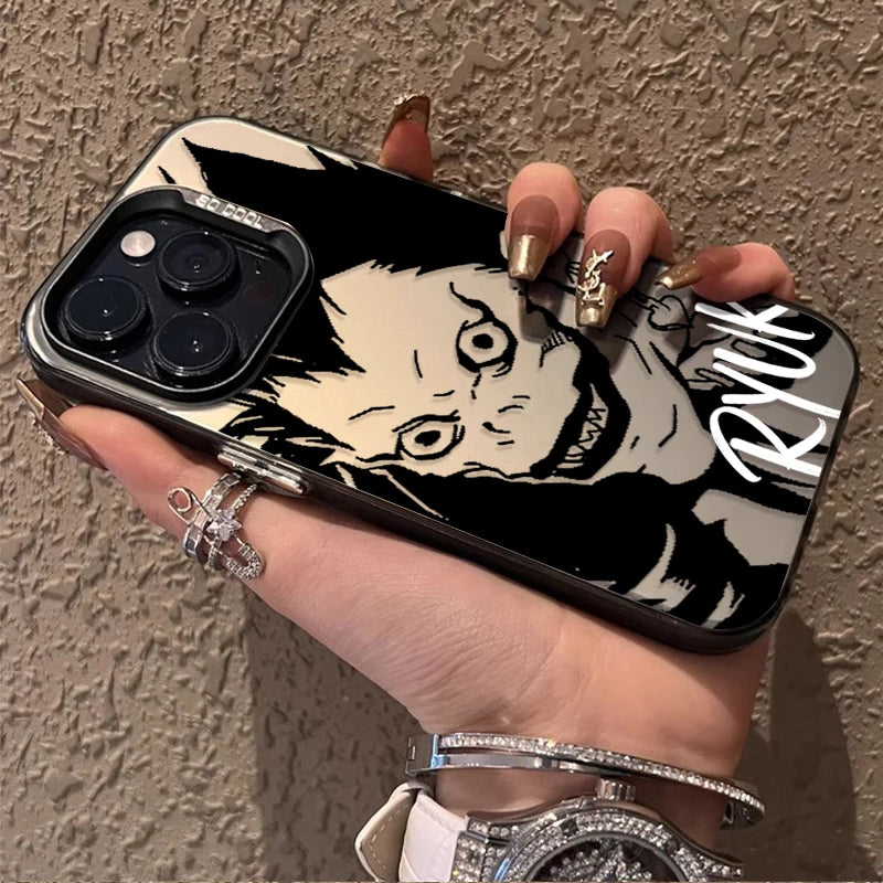 Ryuk Manga Face Case for iPhone - Graphite Black finish