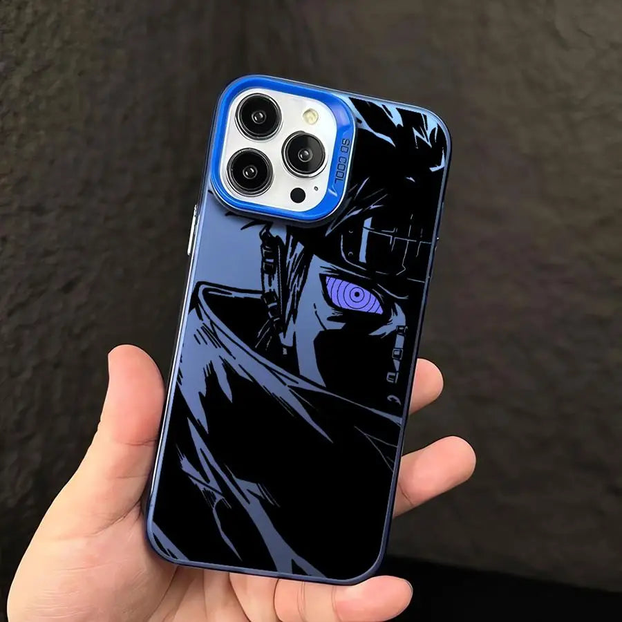 Sasuke Rinnegan Shadow Case for iPhone - Blue finish