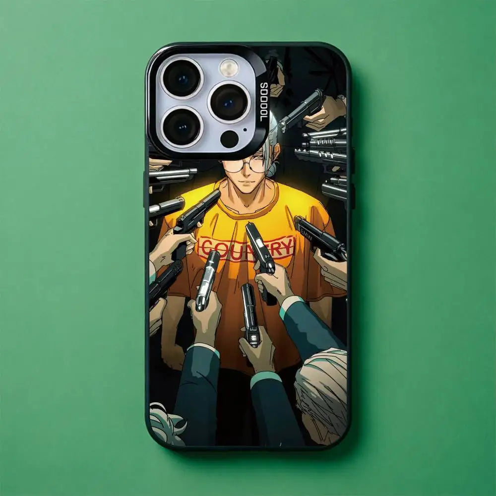 Orange Gear Sharpshooter Plated Case for iPhone - Silver Plated finish