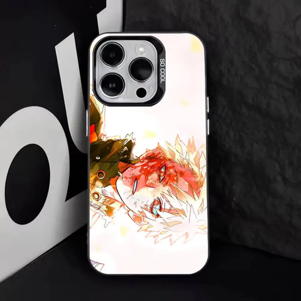 Bakugo Explosive Watercolor Soft Case for iPhone - Soft TPU finish