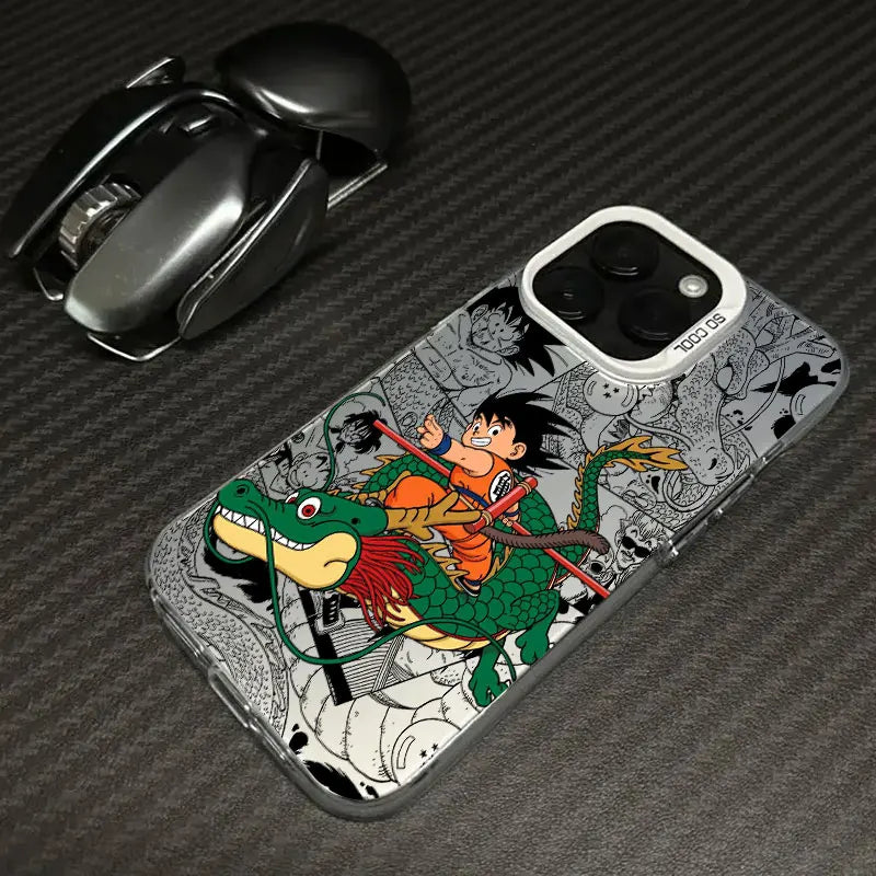 Kid Warrior and Eternal Dragon Case for iPhone - White finish