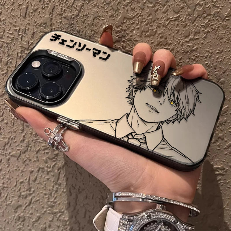 Denji Frosted Sketch Case for iPhone - Graphite Black finish