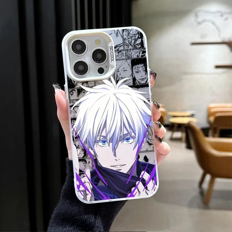 Gojo Limitless Manga Panels Case for iPhone - White finish