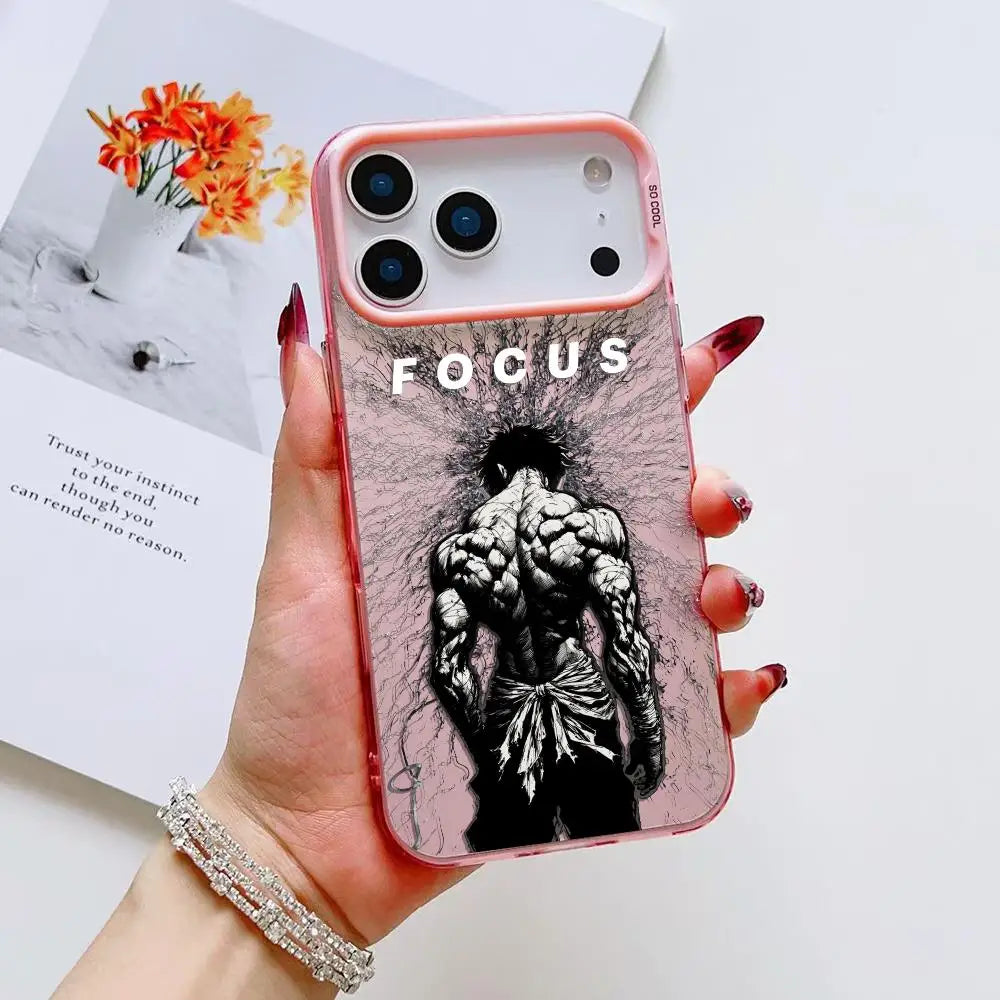 Baki Focus Discipline Case for iPhone - Rose Pink finish