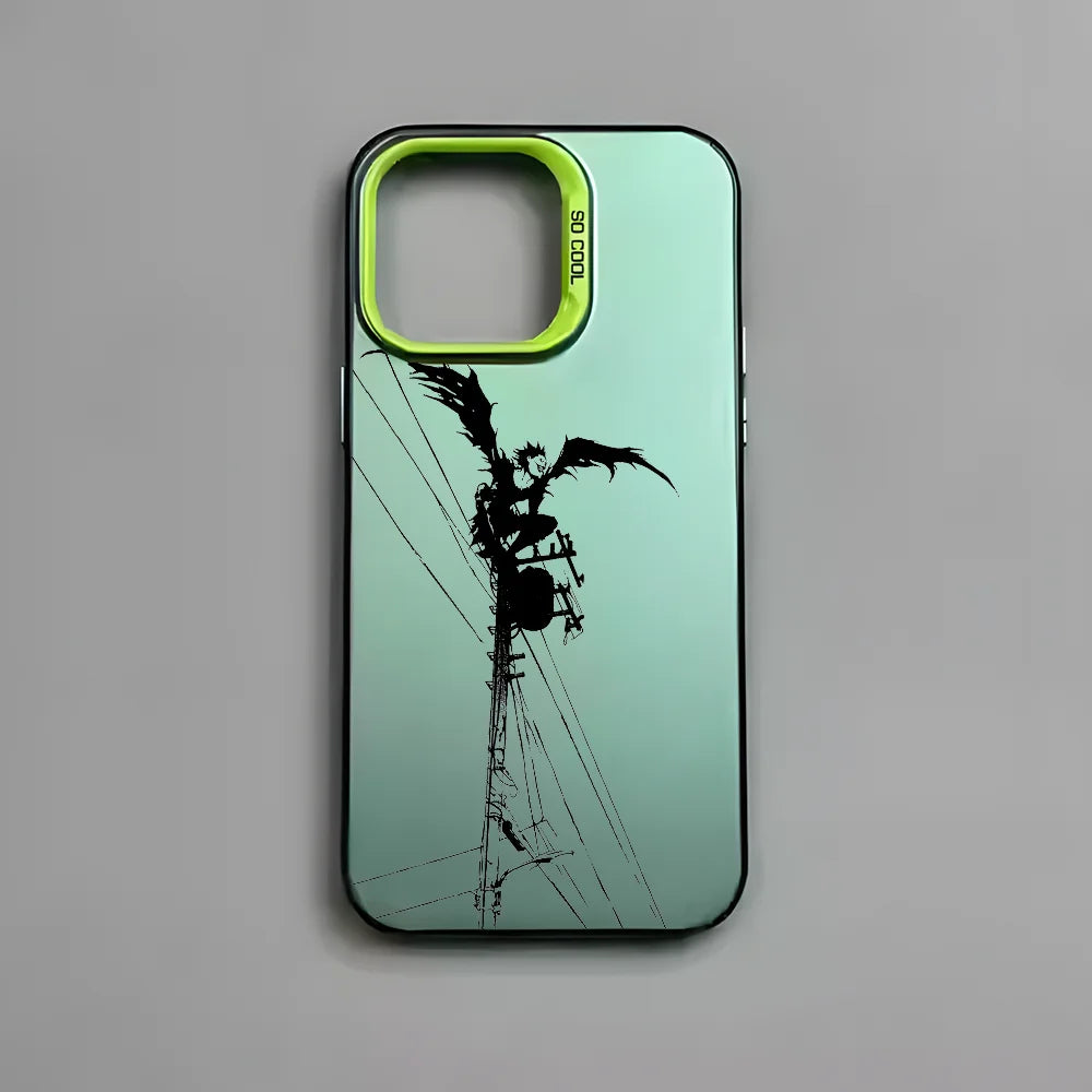 Ryuk Shadow Gradient Case for iPhone - Mint Green finish