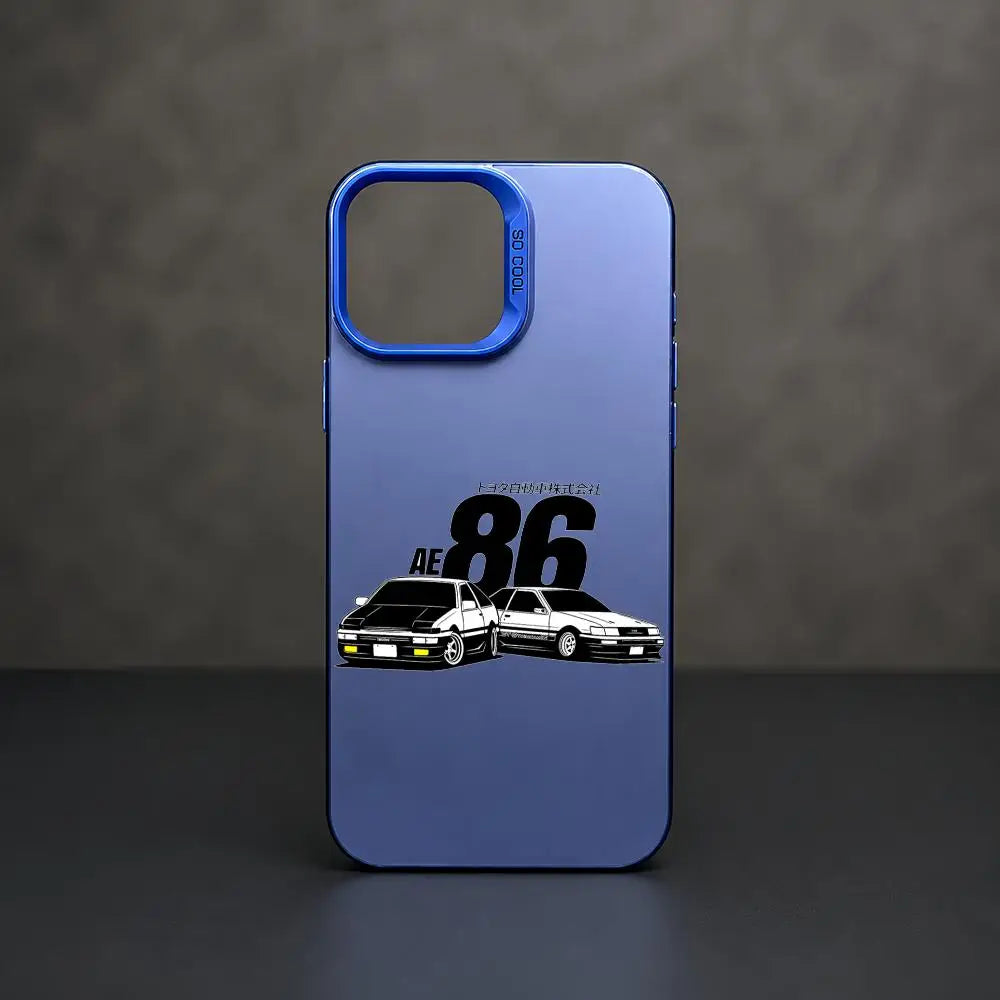 Twin AE86 Street Rivals Case for iPhone - Cobalt Blue finish