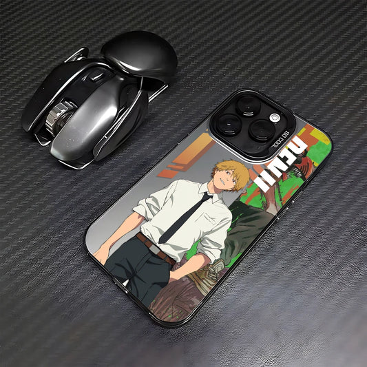 Denji Casual Hero Case for iPhone - Black Frame finish