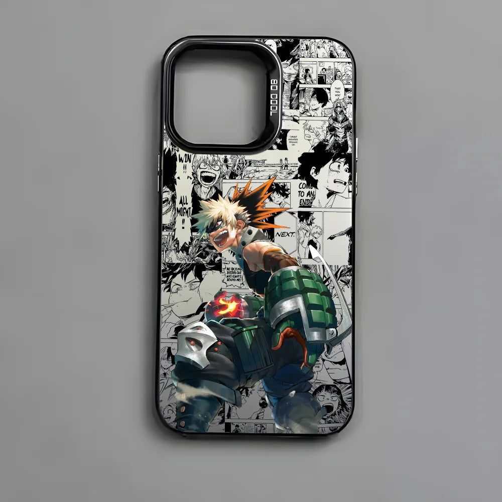 Bakugo Grenade Charge Aurora Case for iPhone - Black finish