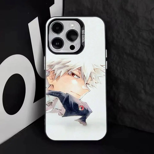 Bakugo Frosted Portrait Soft Case for iPhone - Soft TPU finish