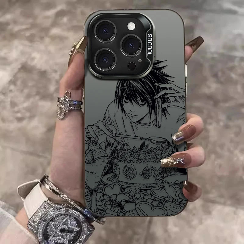 L Candy Collage Gradient Case for iPhone - Graphite Black finish