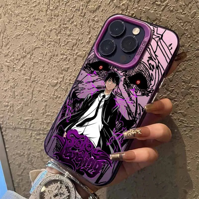 Purple Shadow Monarch Monster Case for iPhone - Violet case color