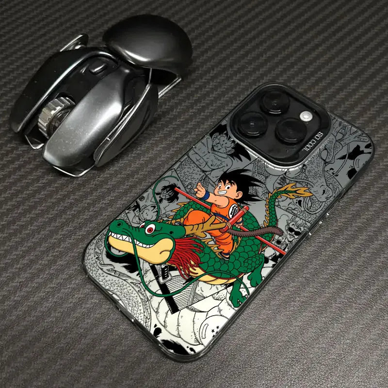 Kid Warrior and Eternal Dragon Case for iPhone - Black finish