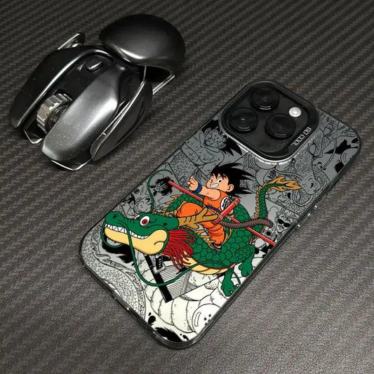Kid Warrior and Eternal Dragon Case for iPhone - Black finish