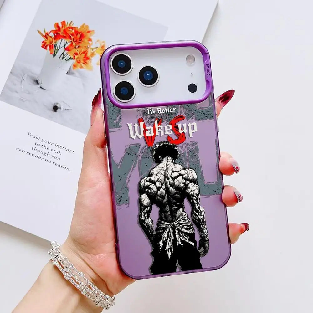 Baki Wake Up Training Case for iPhone - Aurora Purple finish