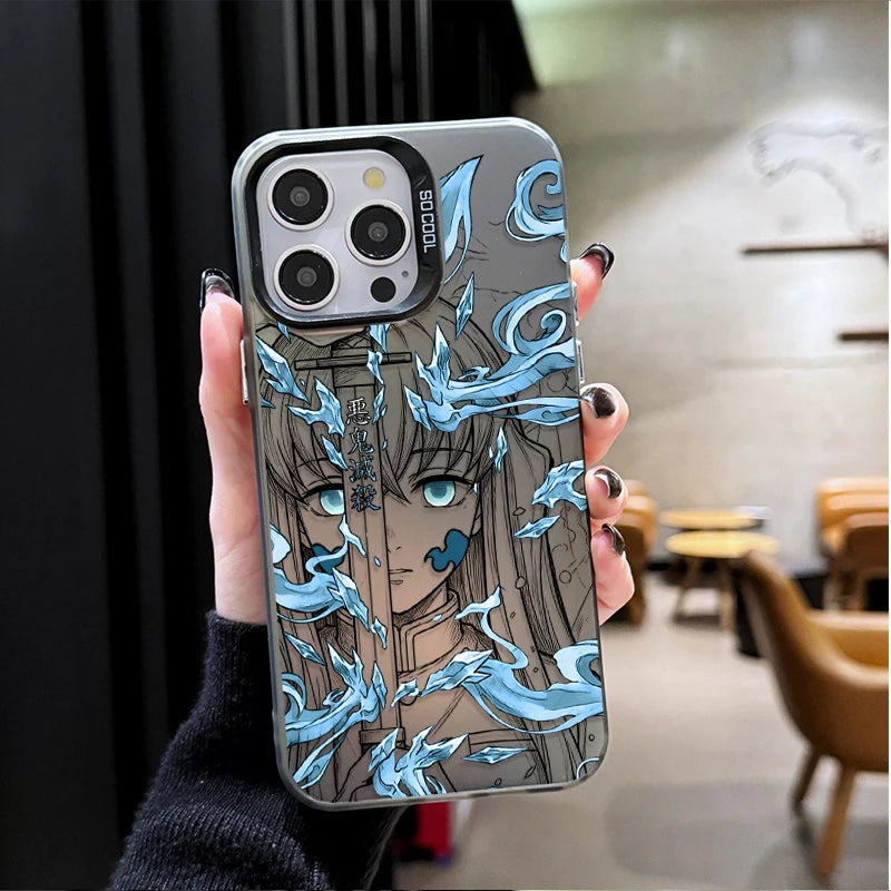 Muichiro Tokito Mist Portrait Case for iPhone - Graphite Black finish