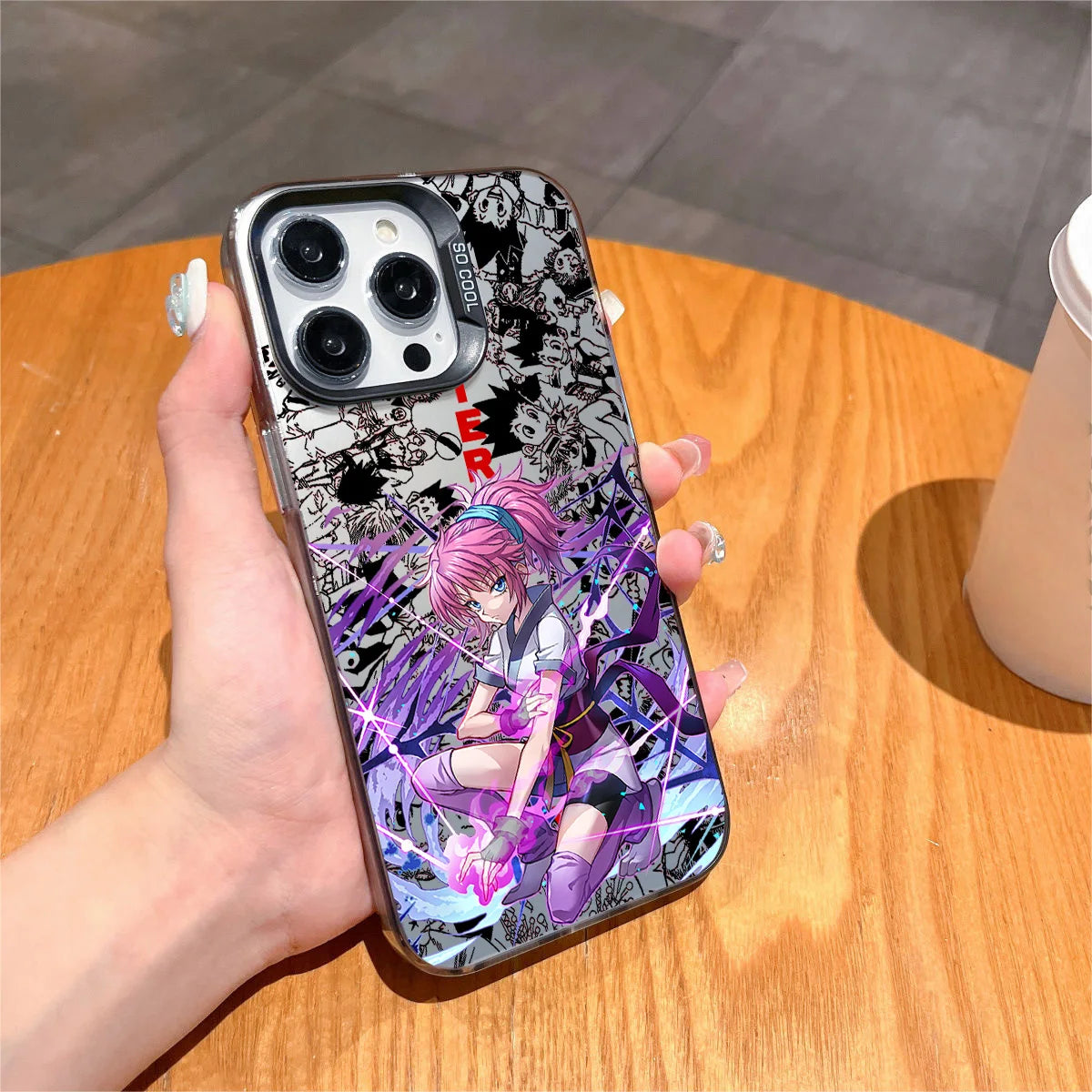 Machi Phantom Thread Manga Case for iPhone - Graphite Black finish