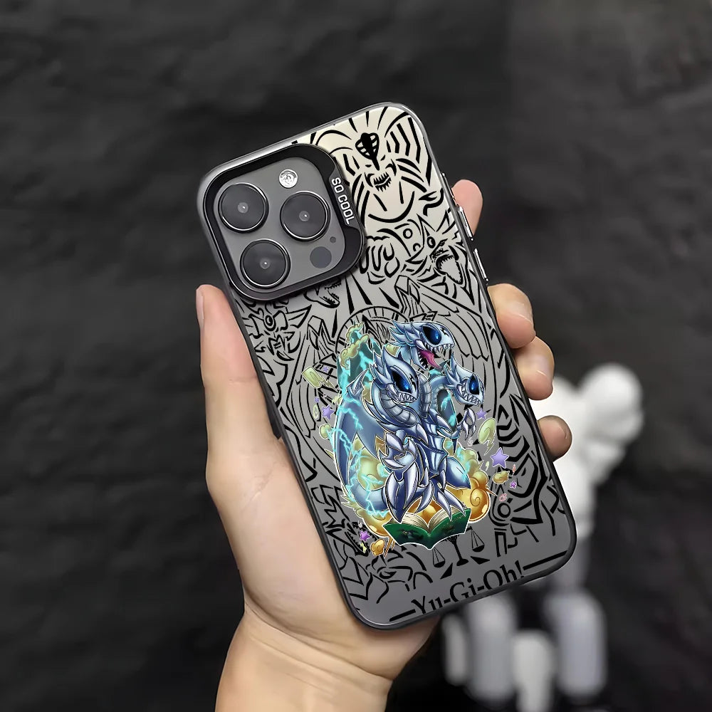 Blue-Eyes Ultimate Dragon Chibi Case for iPhone - Silver Gray finish