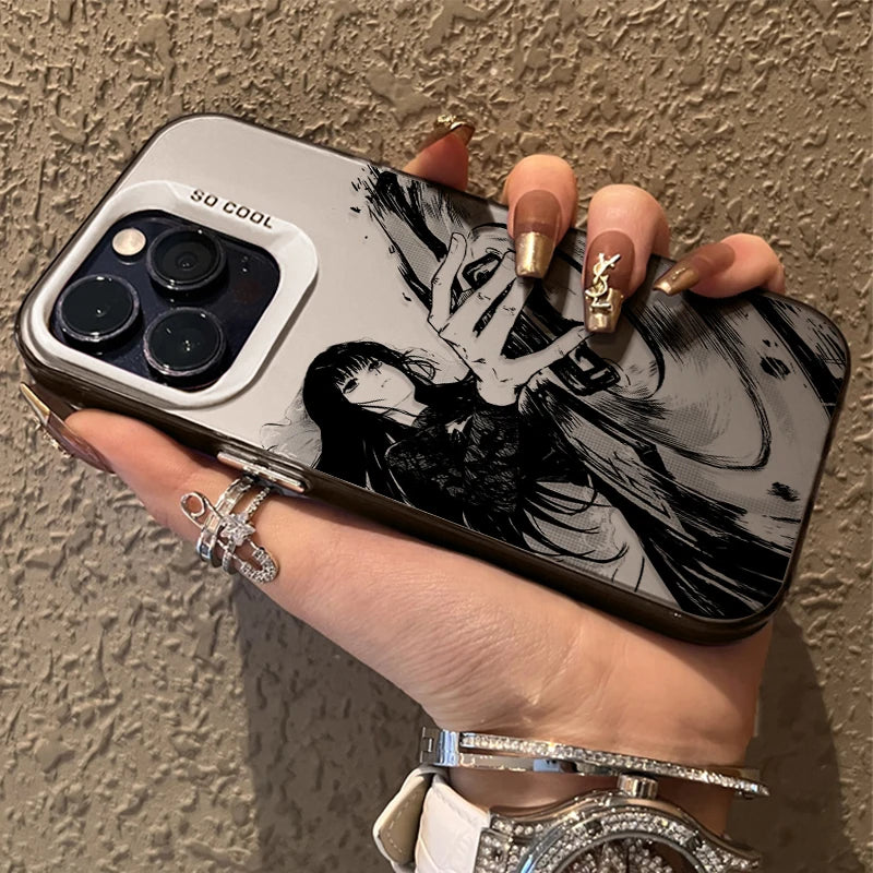 Shadow Assassin Pair Plated Case for iPhone - Silver finish
