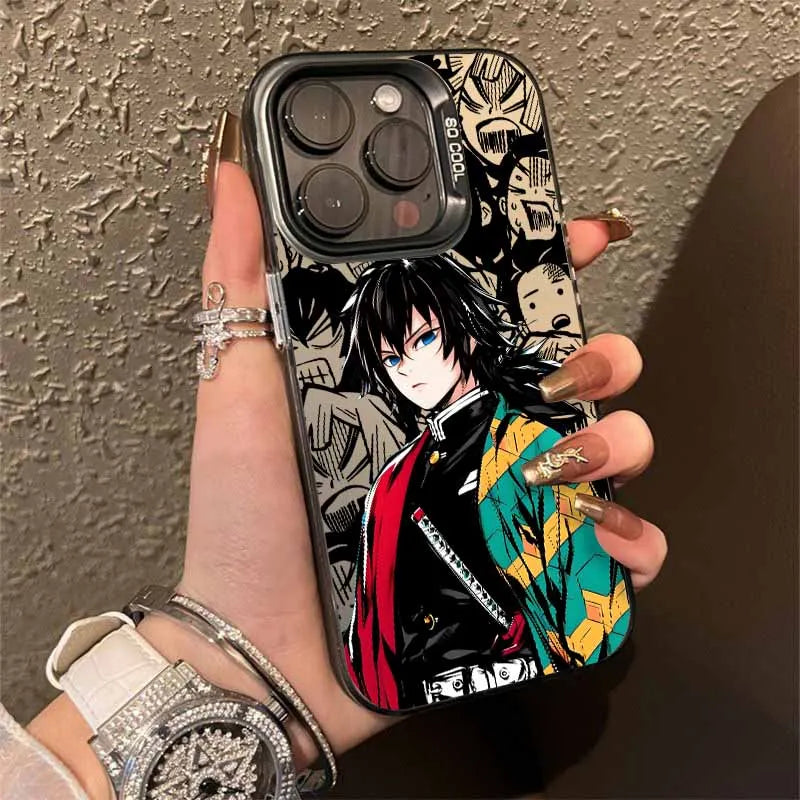 Giyu Split Haori Portrait Case for iPhone - Smoke Gray finish