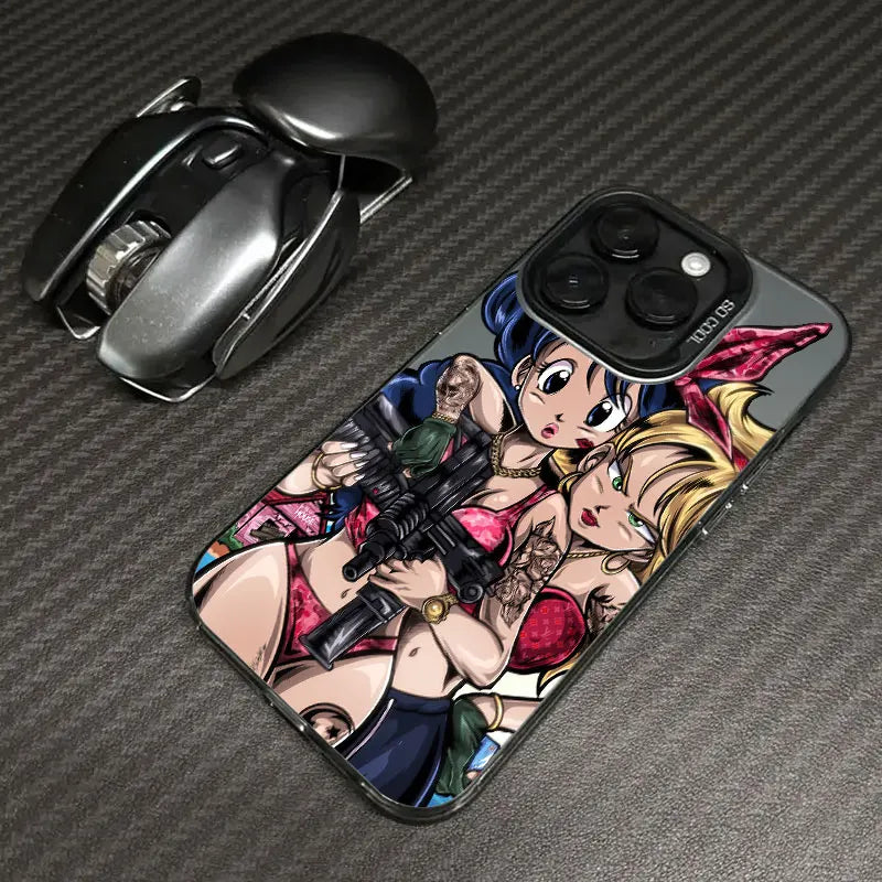 Android Warriors Collage Case for iPhone - Black finish