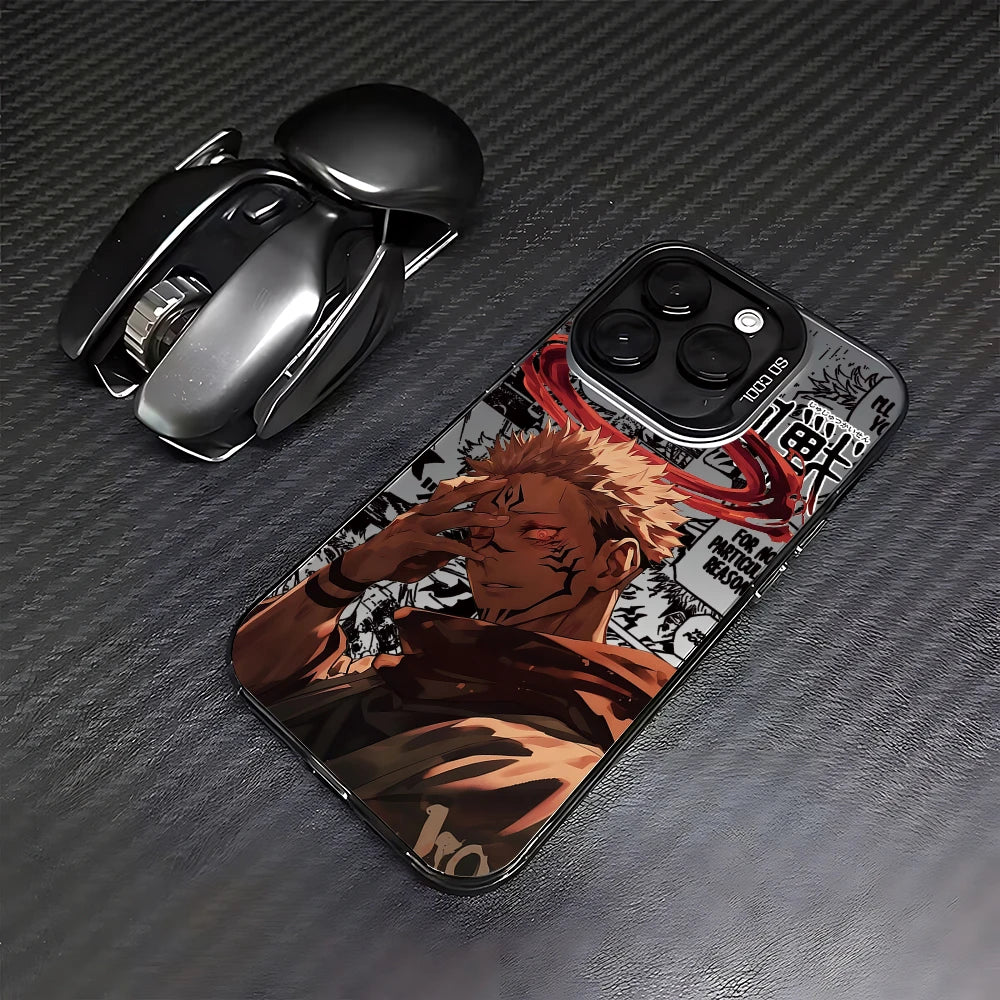 Sukuna Malevolent Reason Manga Case for iPhone - Black finish