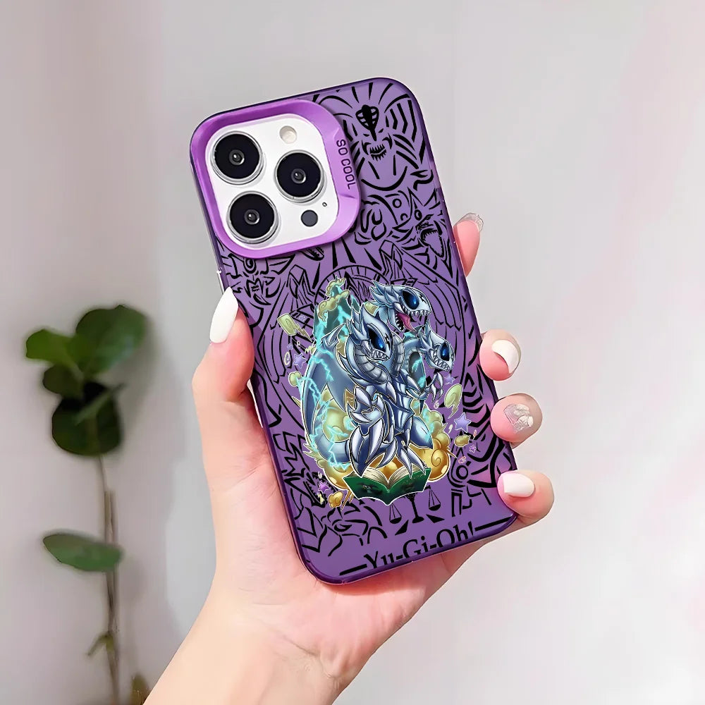 Blue-Eyes Ultimate Dragon Chibi Case for iPhone - Aurora Violet finish