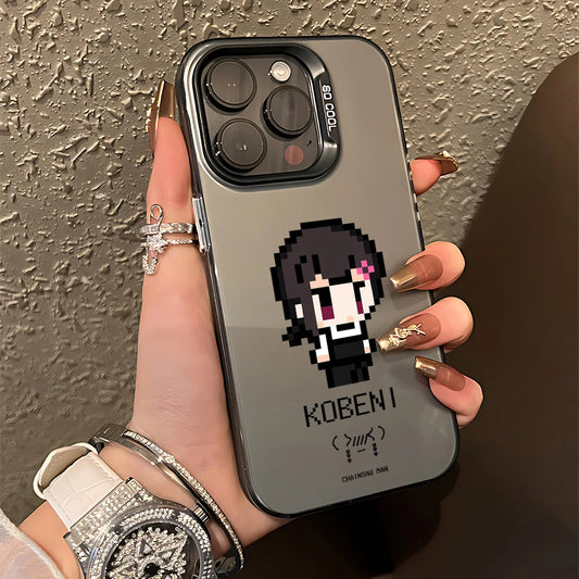 Kobeni Pixel Portrait Case for iPhone - Graphite Black finish
