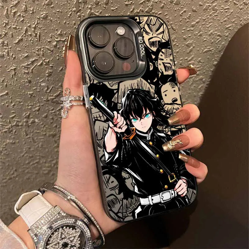 Muichiro Sword Draw Portrait Case for iPhone - Smoke Gray finish