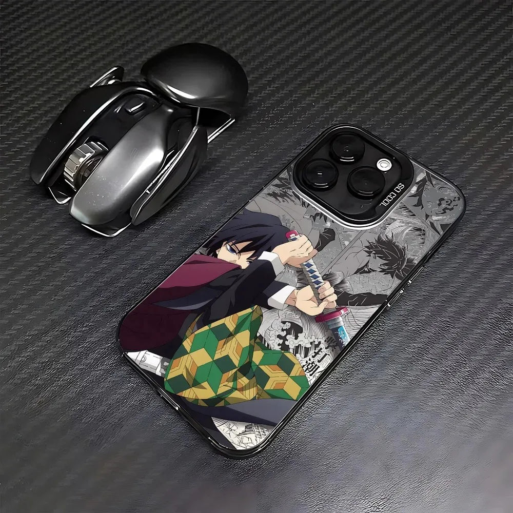 Giyu Half-Haori Stance Case for iPhone - Graphite Black finish