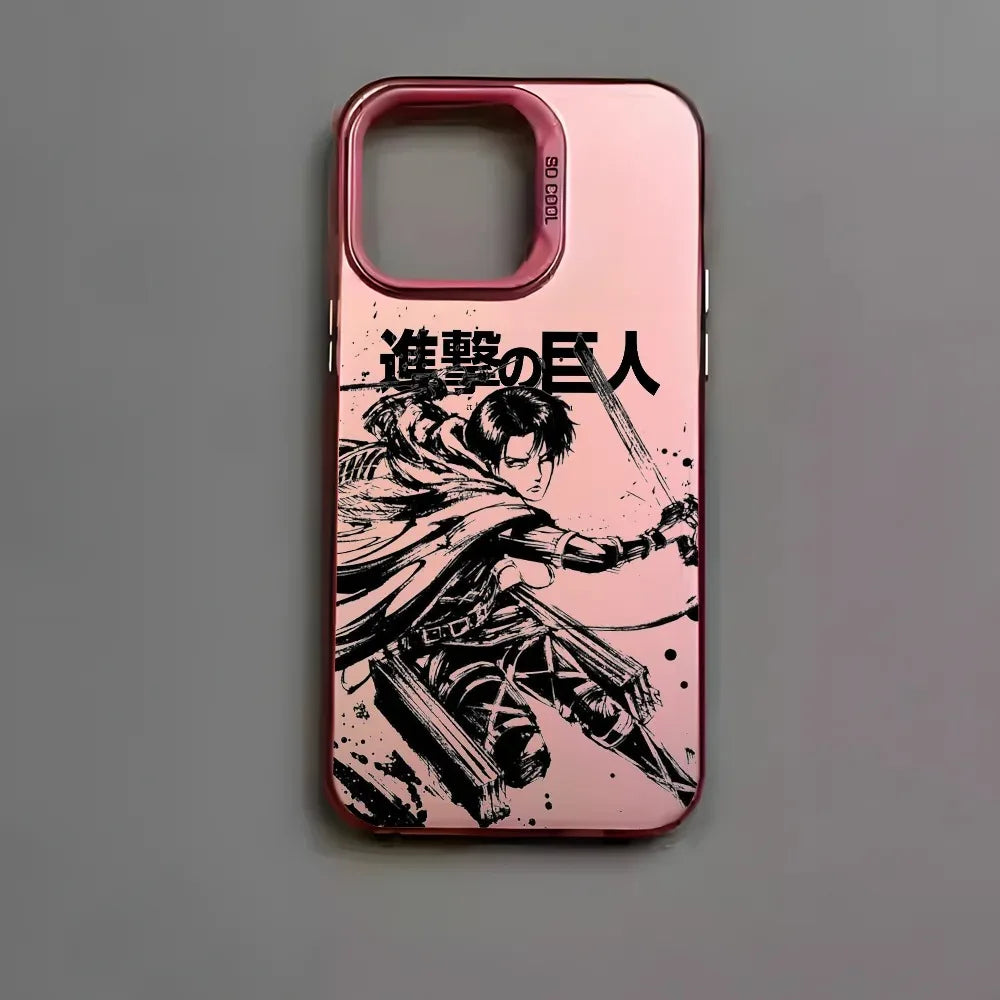Survey Corps Matte Series Case for iPhone - Design 1 - Pink