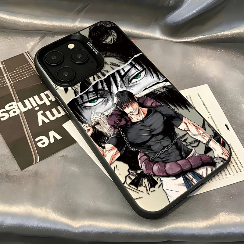 Toji Predatory Green Eyes Case for iPhone - Black finish