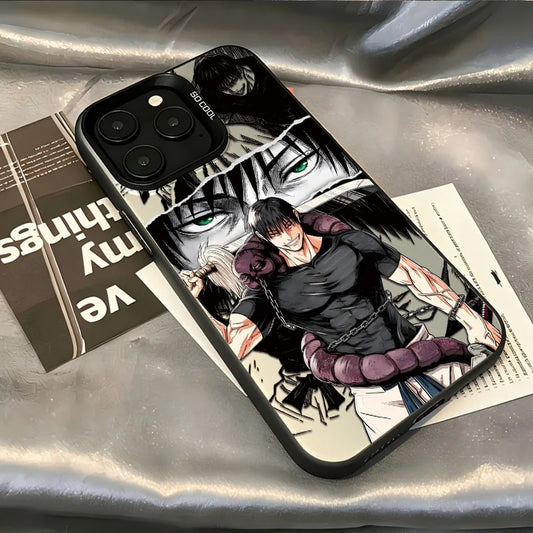 Toji Predatory Green Eyes Case for iPhone - Black finish