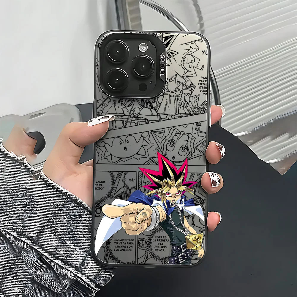 Yami Yugi Power Gesture Manga Panel Case for iPhone - Graphite Black finish