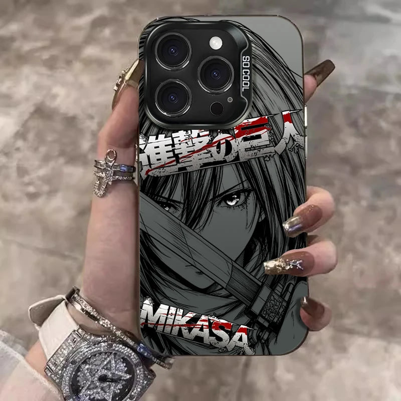 Mikasa Crimson Scarf Case for iPhone - Black finish