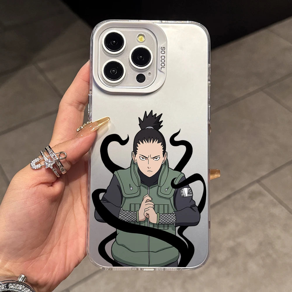 Shikamaru Shadow Technique Case for iPhone - Silver