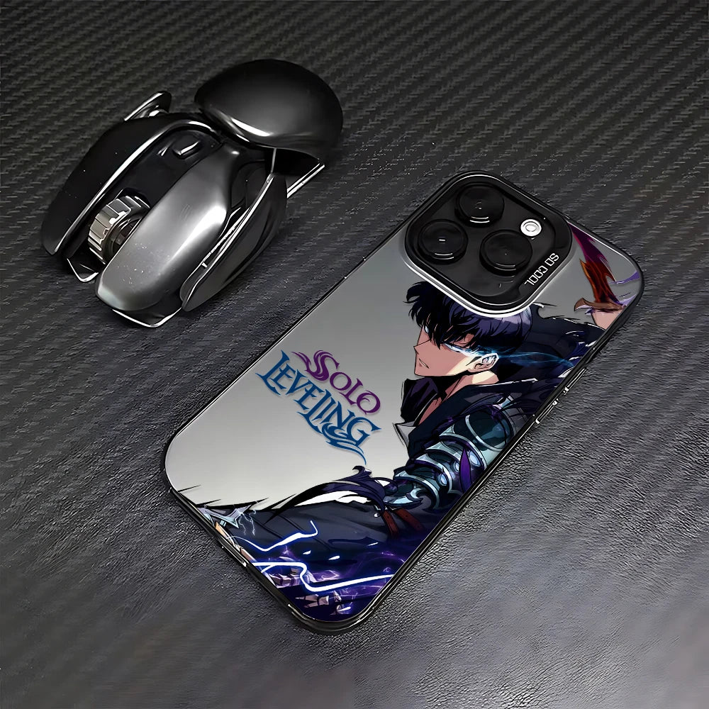 Sung Jinwoo Blue Moon Portrait Case for iPhone - Silver finish