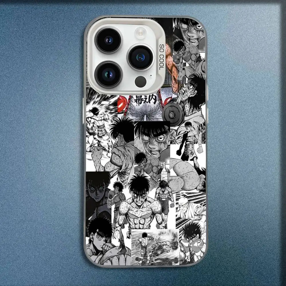 Ippo Black-and-White Fight Panels Case for iPhone - exact supplier artwork