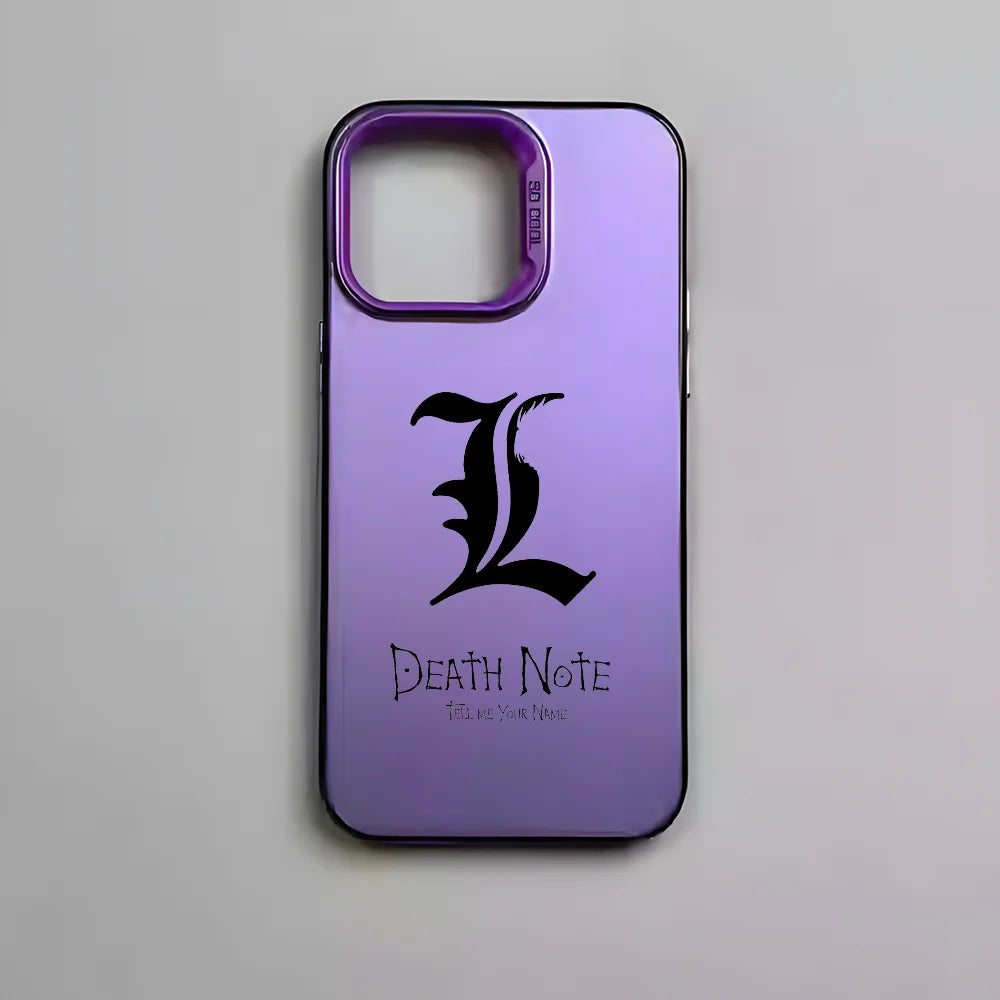 L Emblem Gradient Case for iPhone - Violet finish