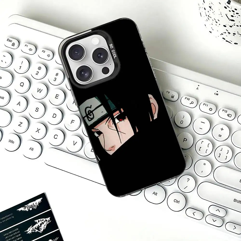 Itachi Headband Minimal Black Case for iPhone