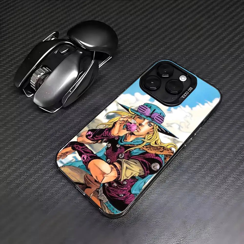 Gyro Zeppeli Rose and Sky Case for iPhone - Colored Silver finish