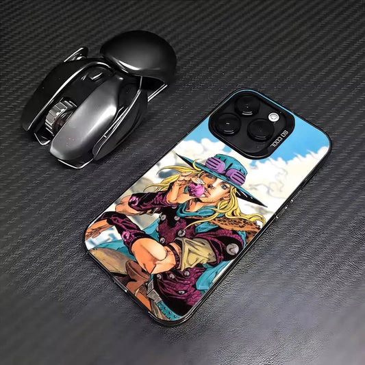 Gyro Zeppeli Rose and Sky Case for iPhone - Colored Silver finish