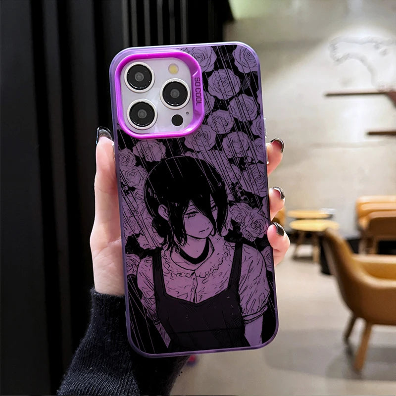 Reze Rose Portrait Case for iPhone - Violet finish