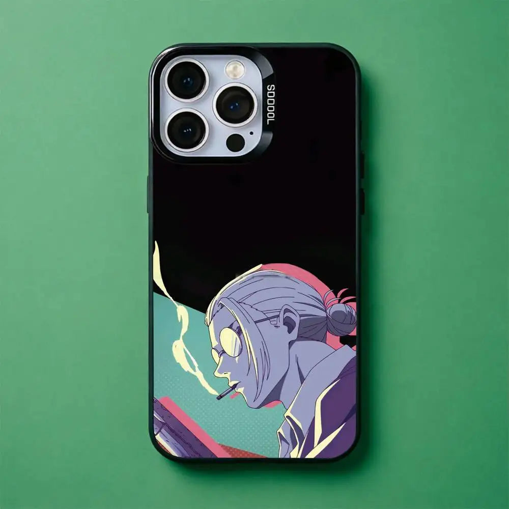 Rival Assassin Split Portrait Plated Case for iPhone - Silver Plated finish