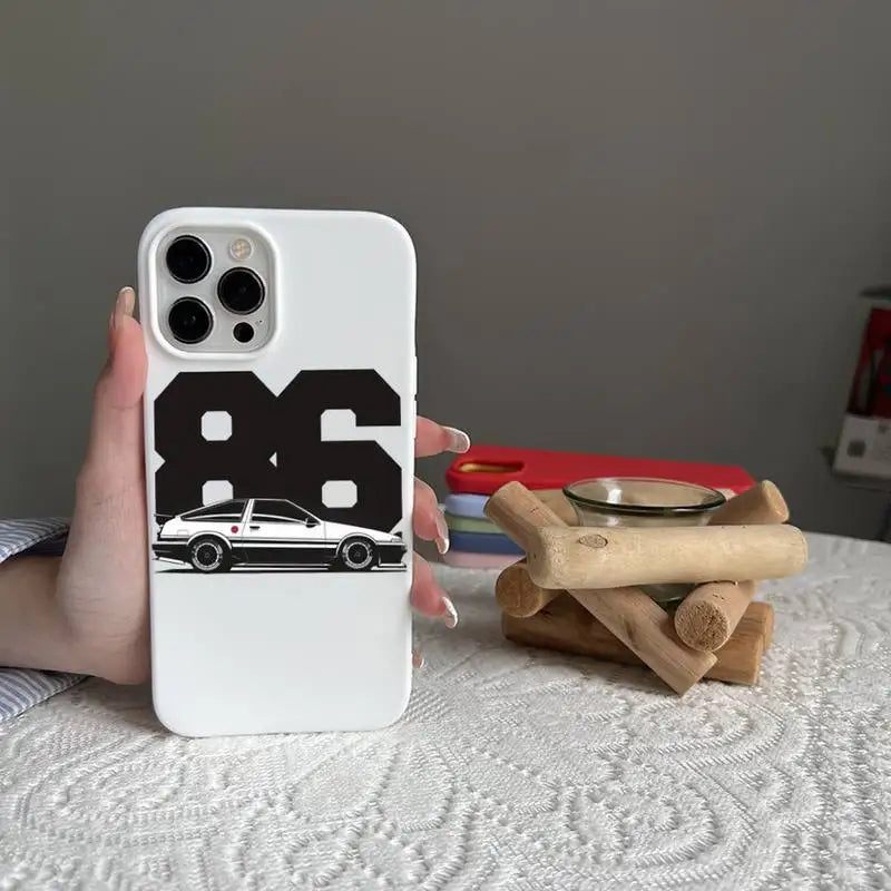 Minimal 86 Coupe Case for iPhone - Pearl White finish