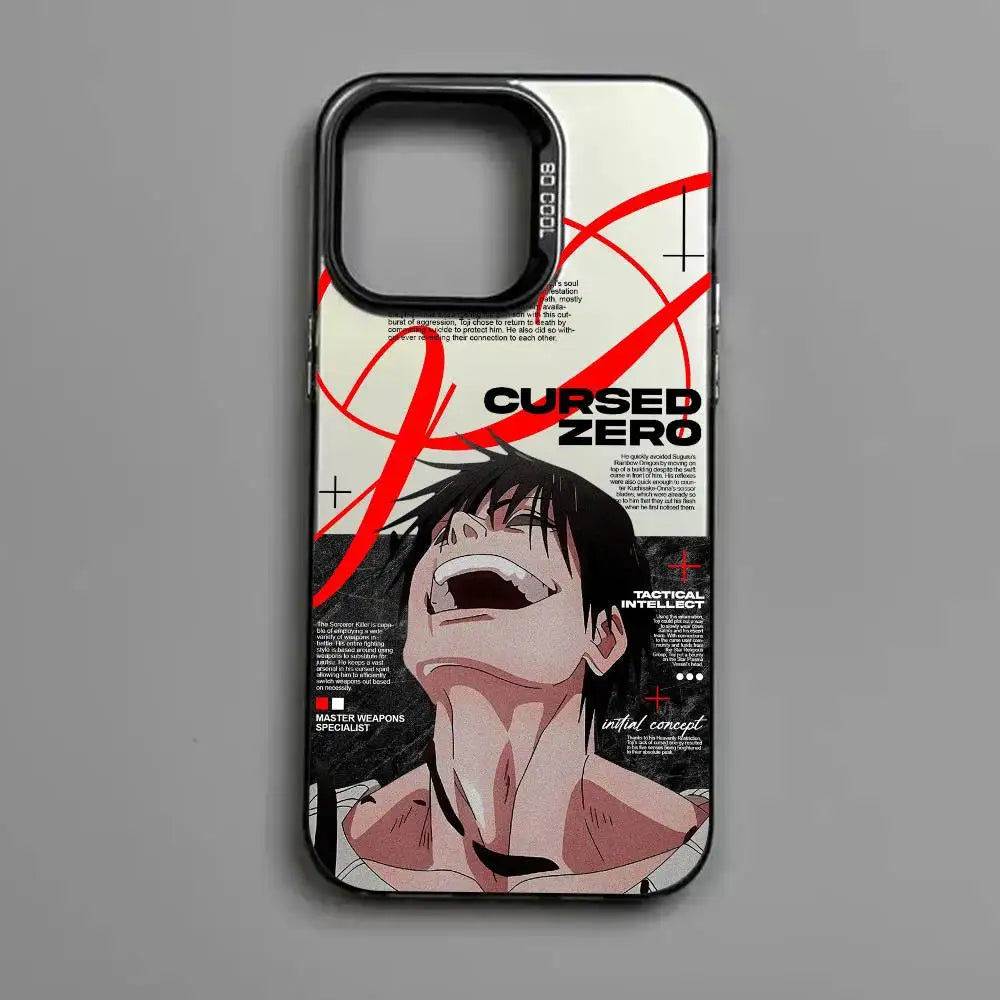 Toji Cursed Zero Graphic Case for iPhone