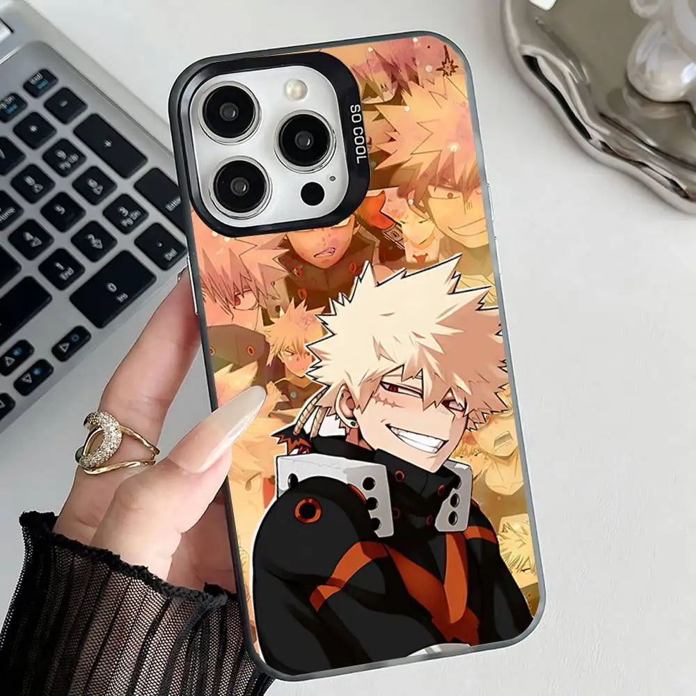 Bakugo Autumn Portrait Case for iPhone - Matte Black finish