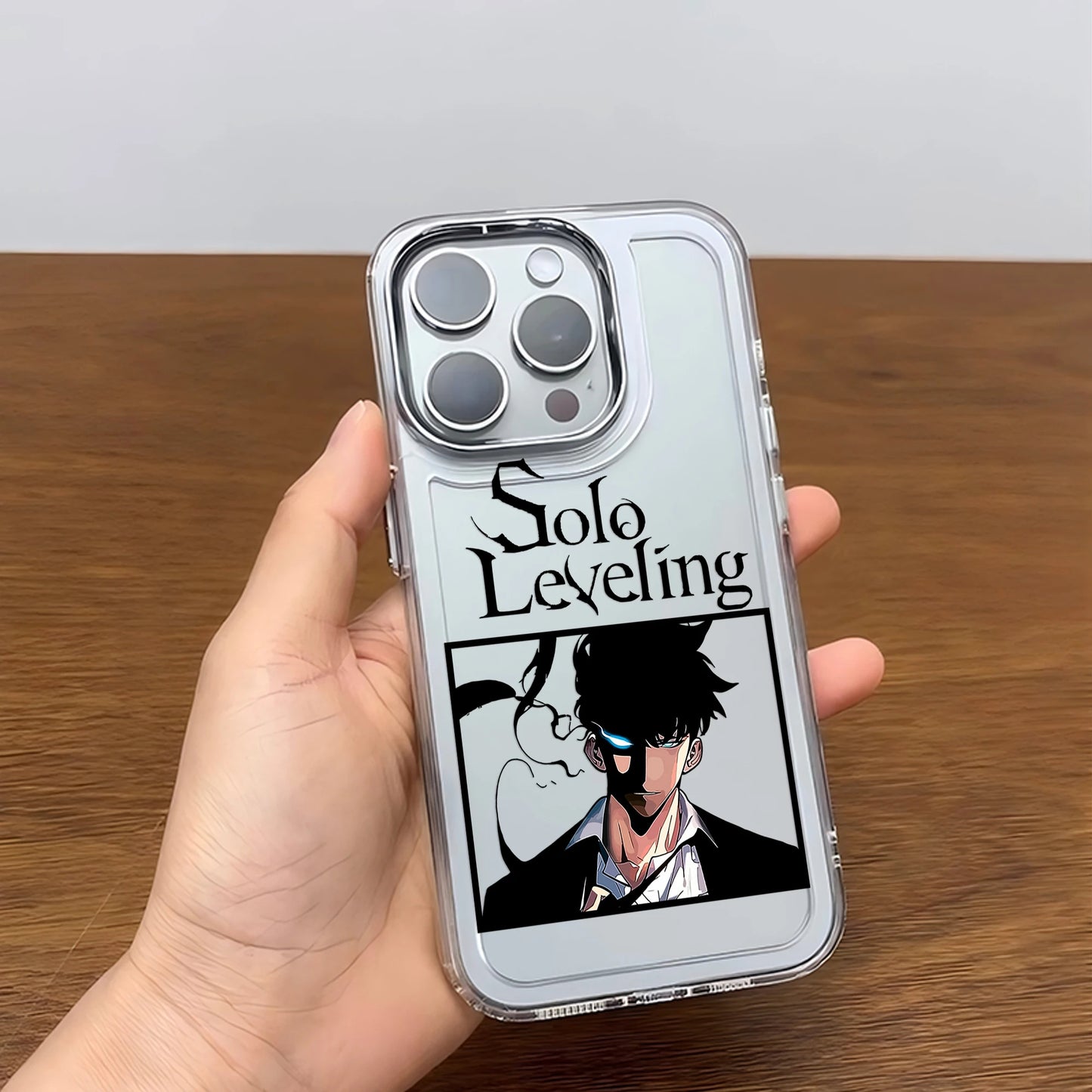 Sung Jinwoo Manga Frame Clear Case for iPhone - Clear finish