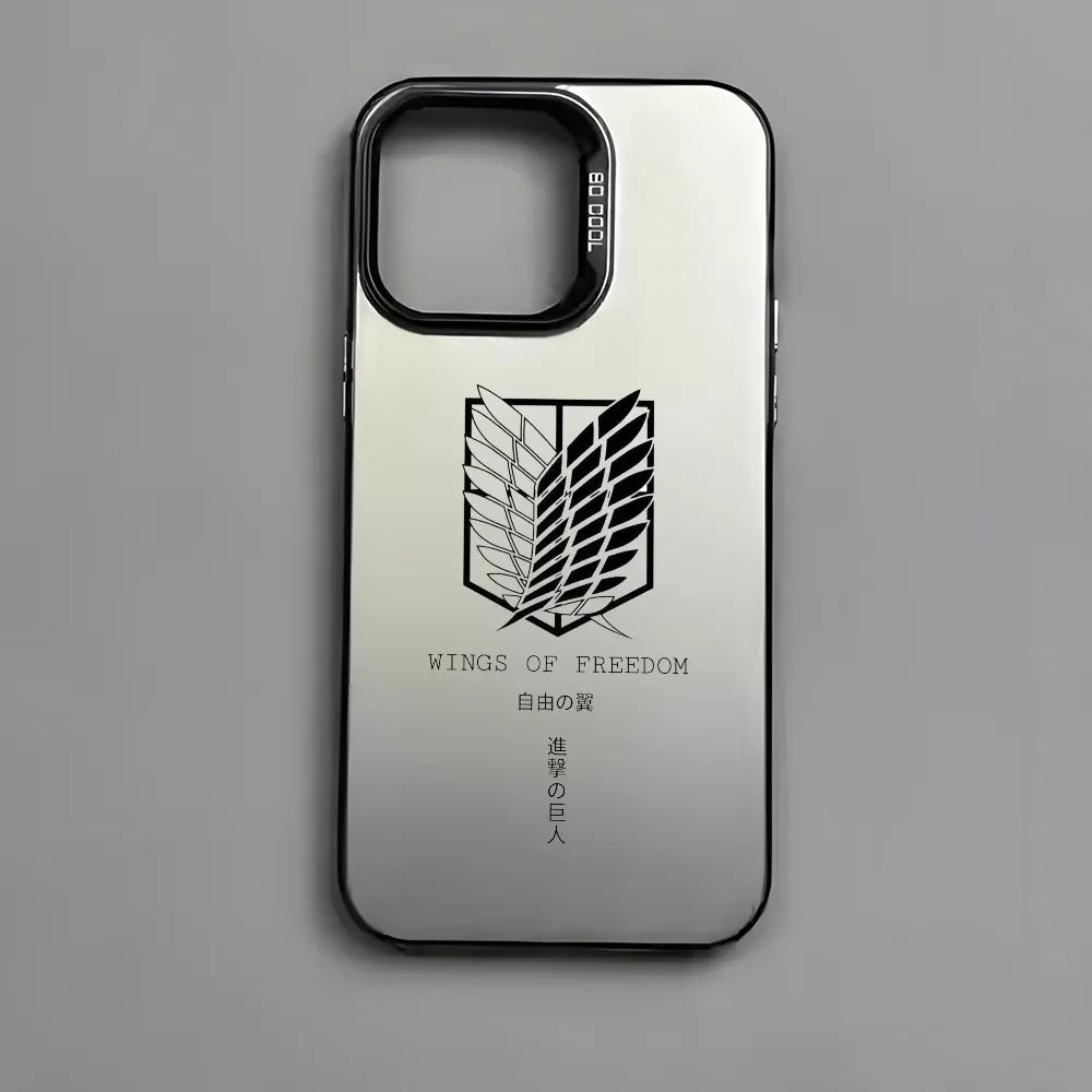 Survey Corps Matte Series Case for iPhone - Design 2 - Black