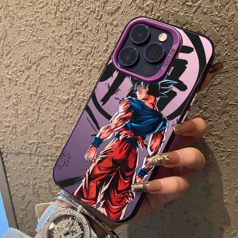 Crimson Saiyan Warrior Case for iPhone - Purple finish